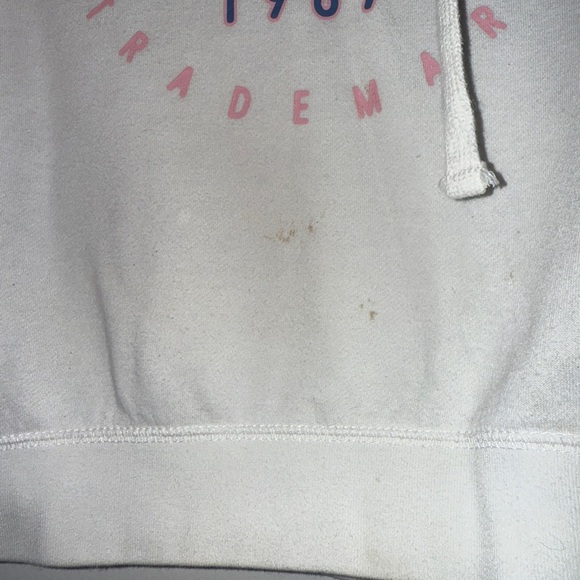 Aeropostale White Hoodie with Pink/Purple Lettering - Picture 2 of 4